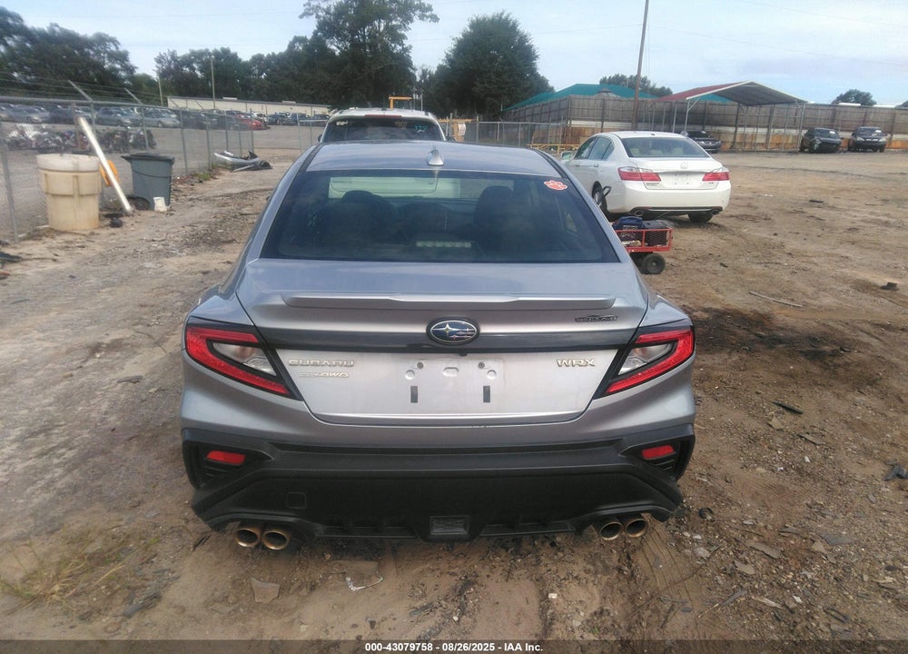 2022 SUBARU WRX VIN: JF1VBAF61N9033339