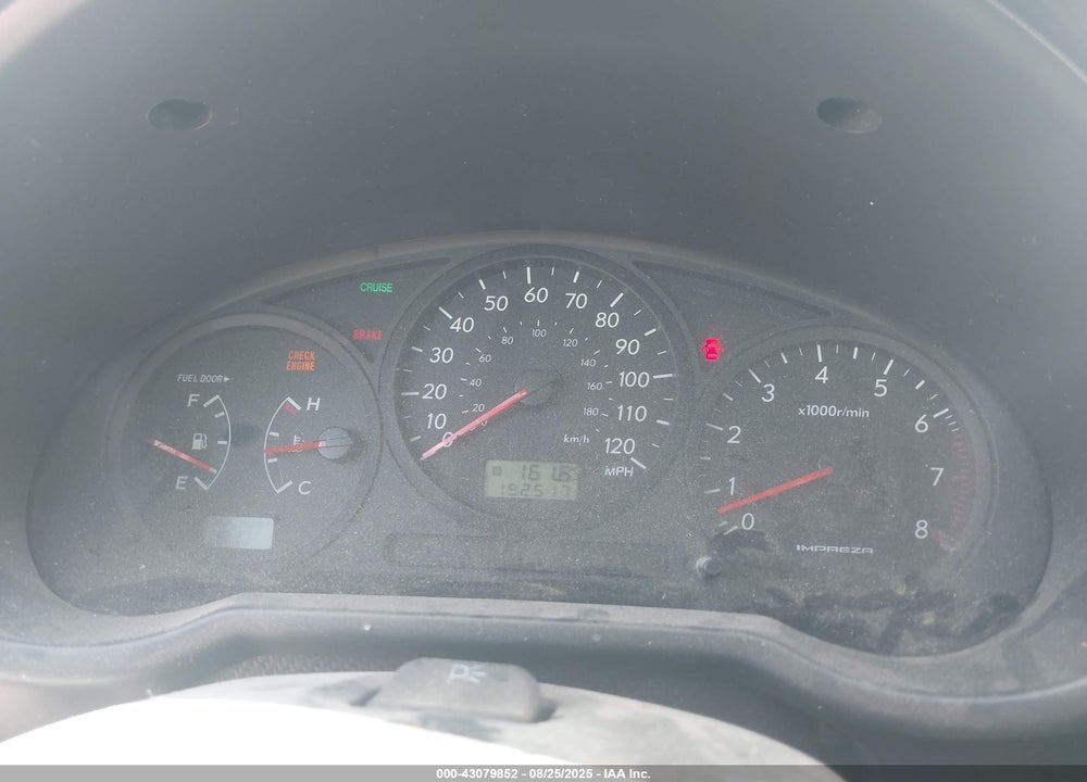 2007 SUBARU IMPREZA 2.5I VIN: JF1GD61687G502268