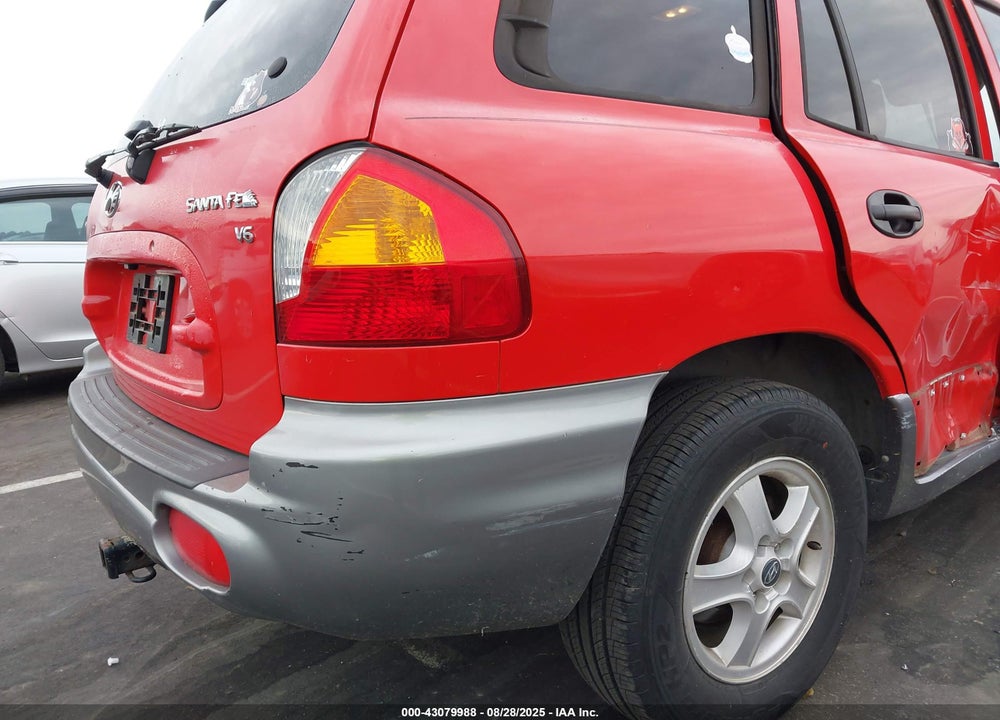 2004 HYUNDAI SANTA FE GLS VIN: KM8SC13D54U737192