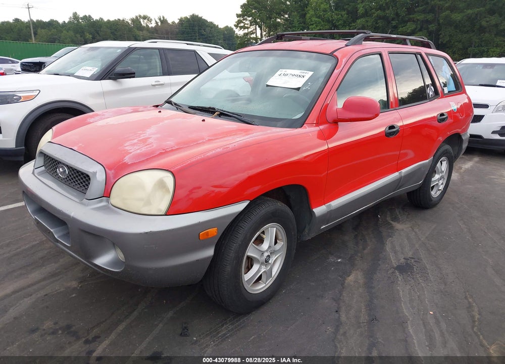 2004 HYUNDAI SANTA FE GLS VIN: KM8SC13D54U737192