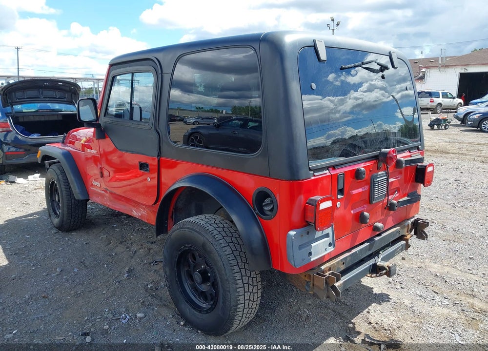 2003 JEEP WRANGLER SPORT VIN: 1J4FA49S63P300585