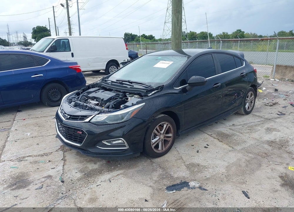 2017 CHEVROLET CRUZE LT MANUAL VIN: 3G1BD6SM5HS550243