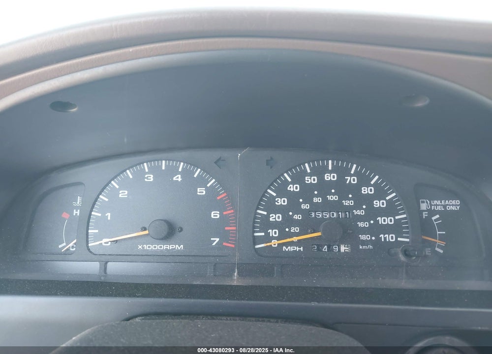 1997 TOYOTA 4RUNNER SR5 V6 VIN: JT3HN86R2V0089610
