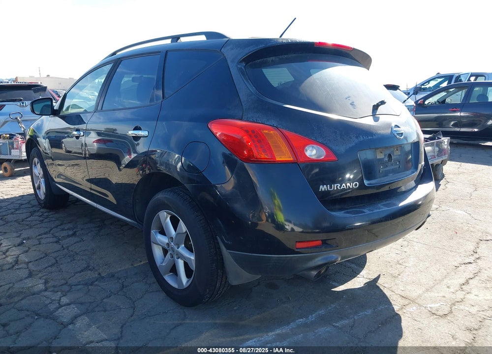 2009 NISSAN MURANO VIN: JN8AZ18W49W106247
