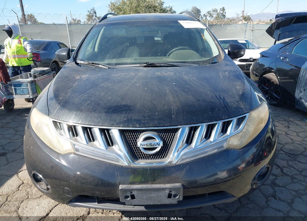 2009 NISSAN MURANO VIN: JN8AZ18W49W106247