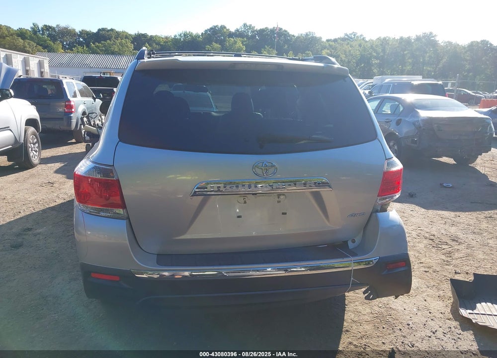 2012 TOYOTA HIGHLANDER VIN: 5TDDK3EH0CS139459