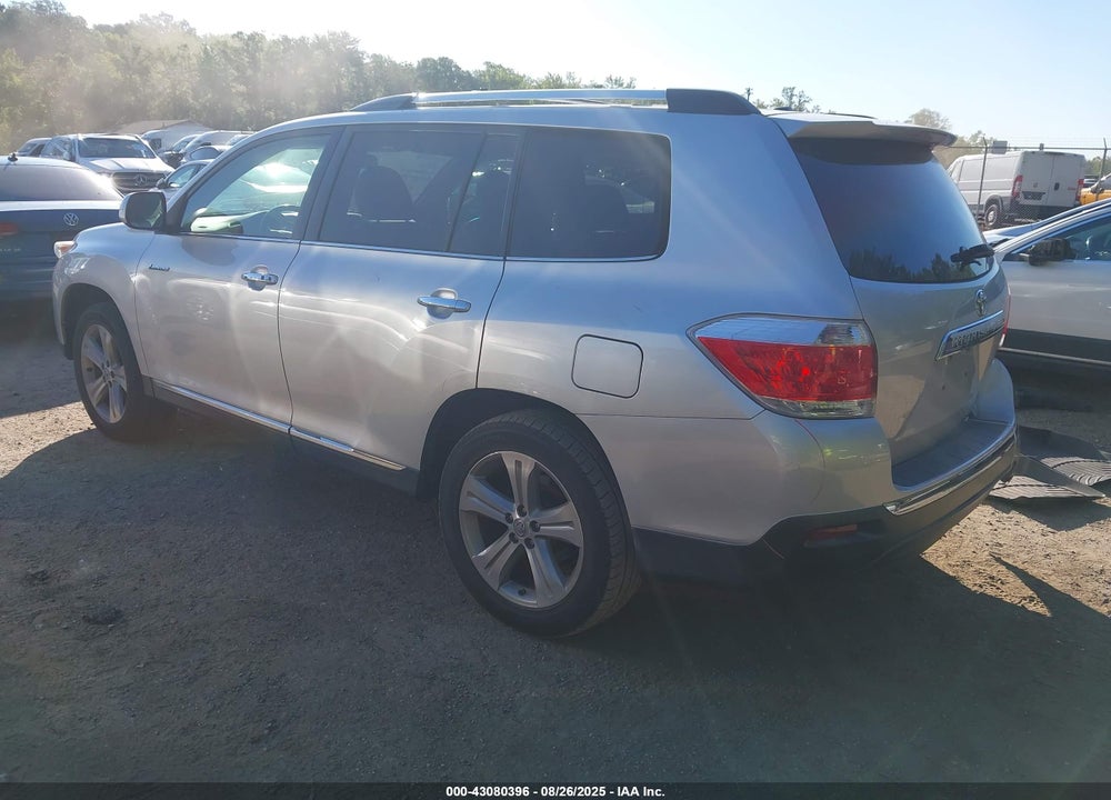 2012 TOYOTA HIGHLANDER VIN: 5TDDK3EH0CS139459