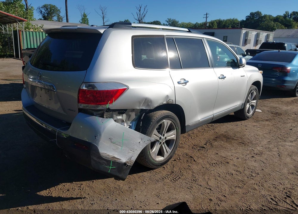 2012 TOYOTA HIGHLANDER VIN: 5TDDK3EH0CS139459