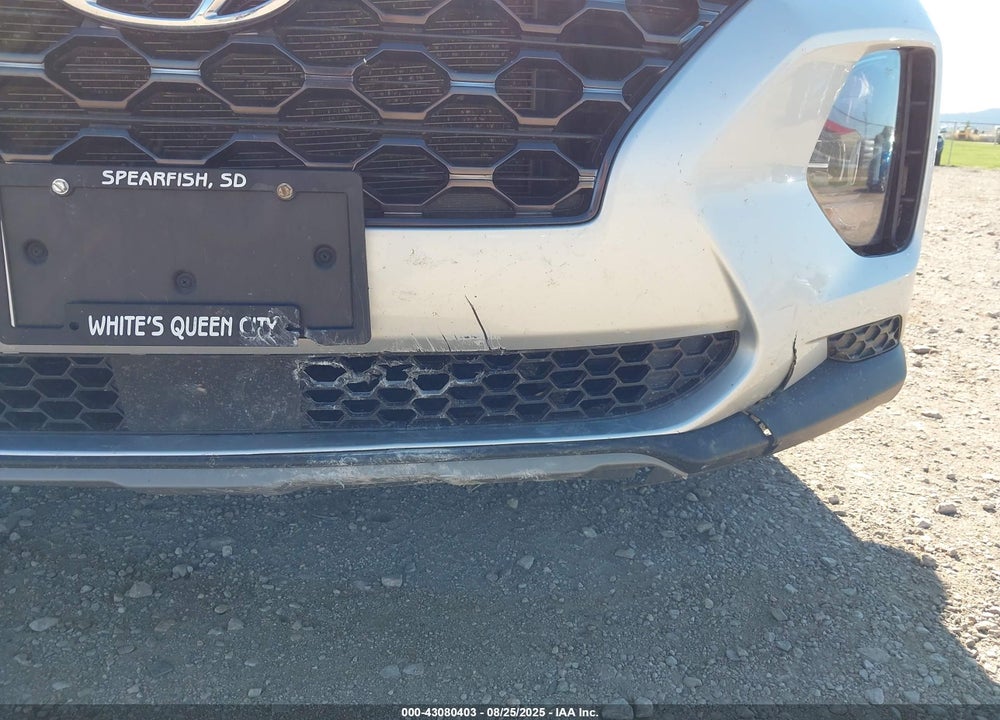 2019 HYUNDAI SANTA FE VIN: 5NMS2CAD0KH001481