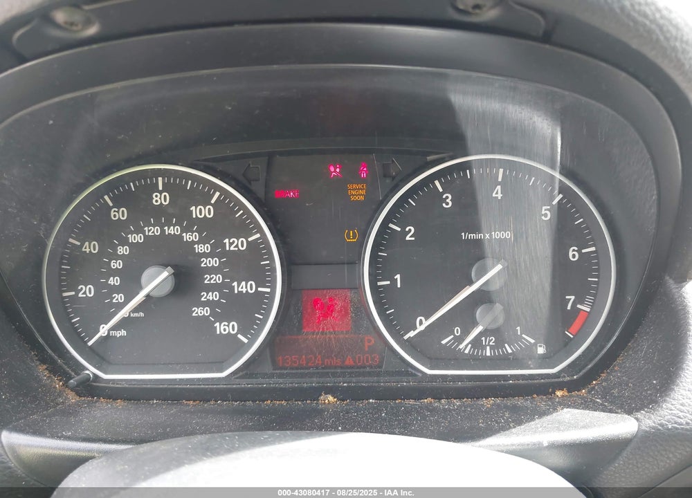 2012 BMW 1 SERIES VIN: WBAUP7C57CVP23460