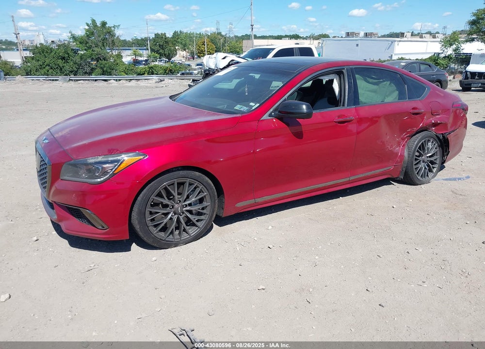 2019 GENESIS G80 3.3T SPORT VIN: KMHGN4JB8KU289692
