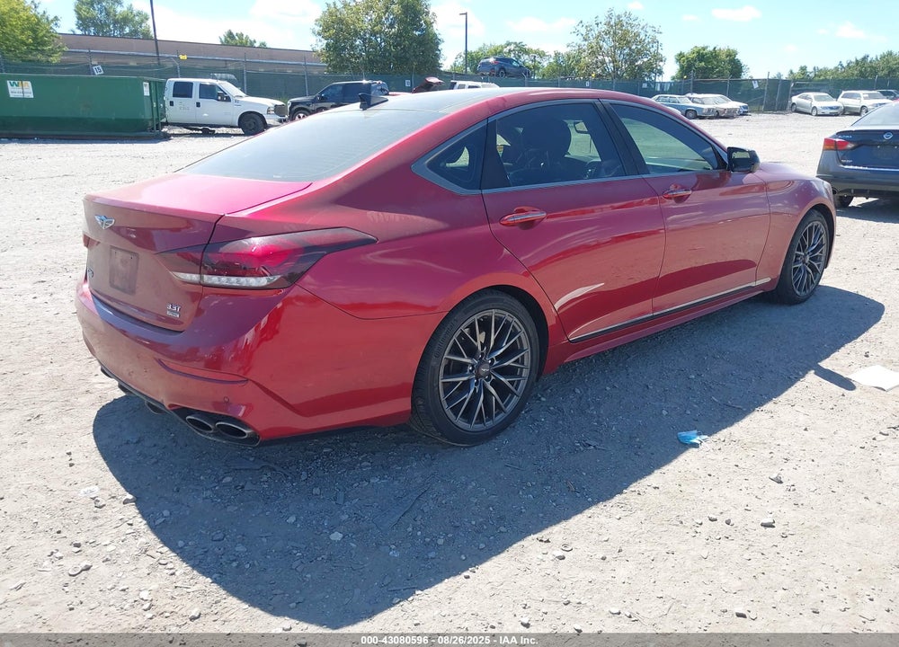 2019 GENESIS G80 3.3T SPORT VIN: KMHGN4JB8KU289692