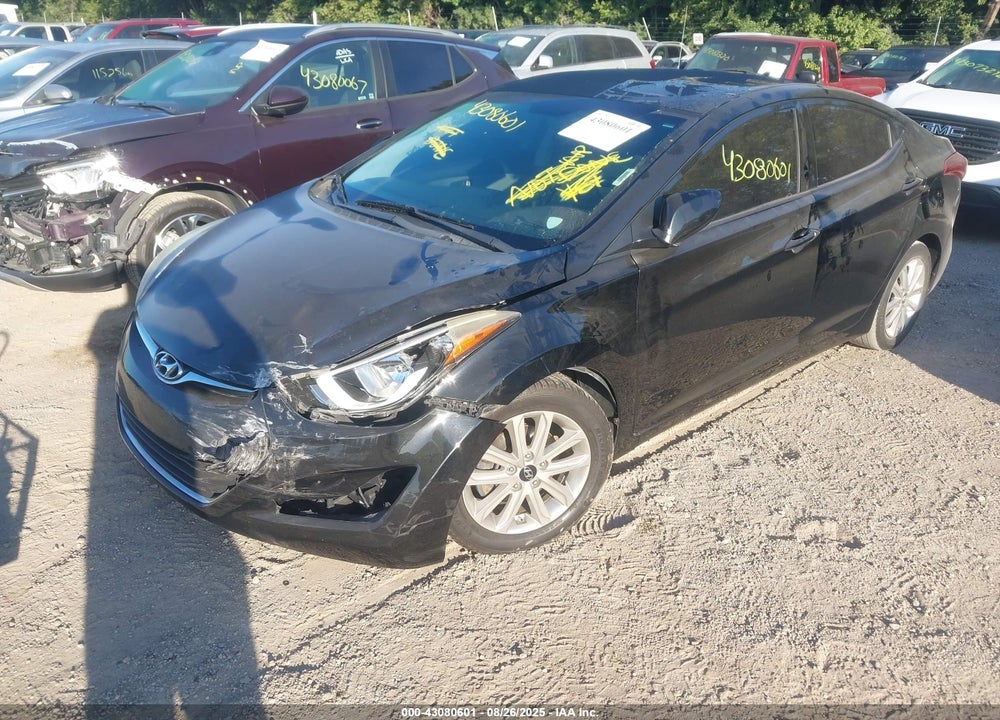 2016 HYUNDAI ELANTRA VIN: KMHDH4AE0GU604514
