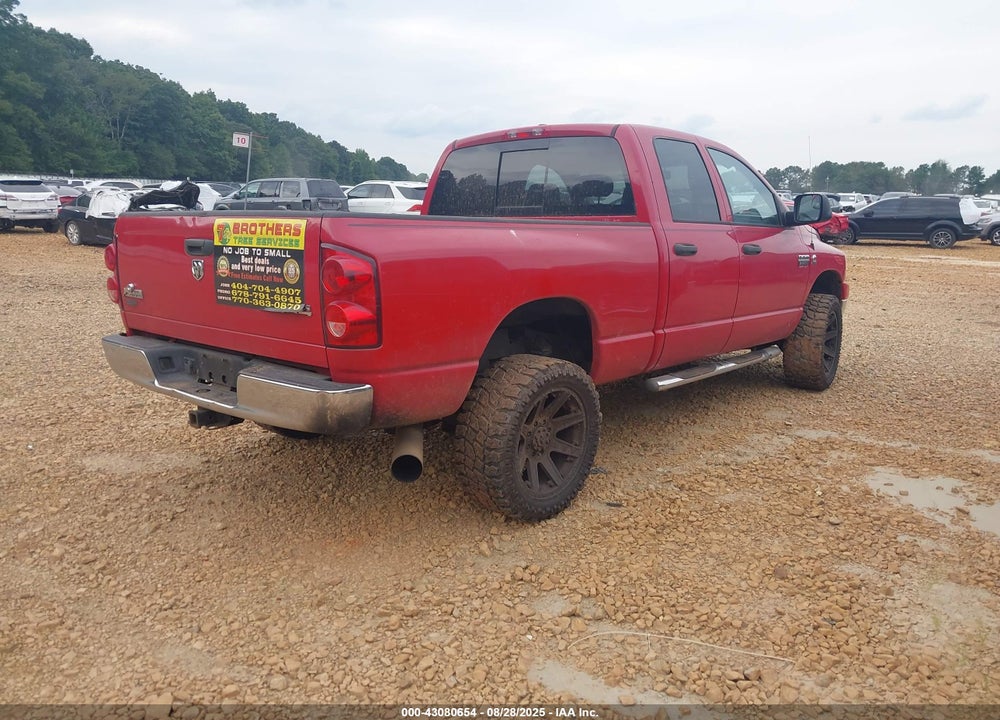 2008 DODGE RAM 3500 SLT VIN: 3D7MX38A18G225097