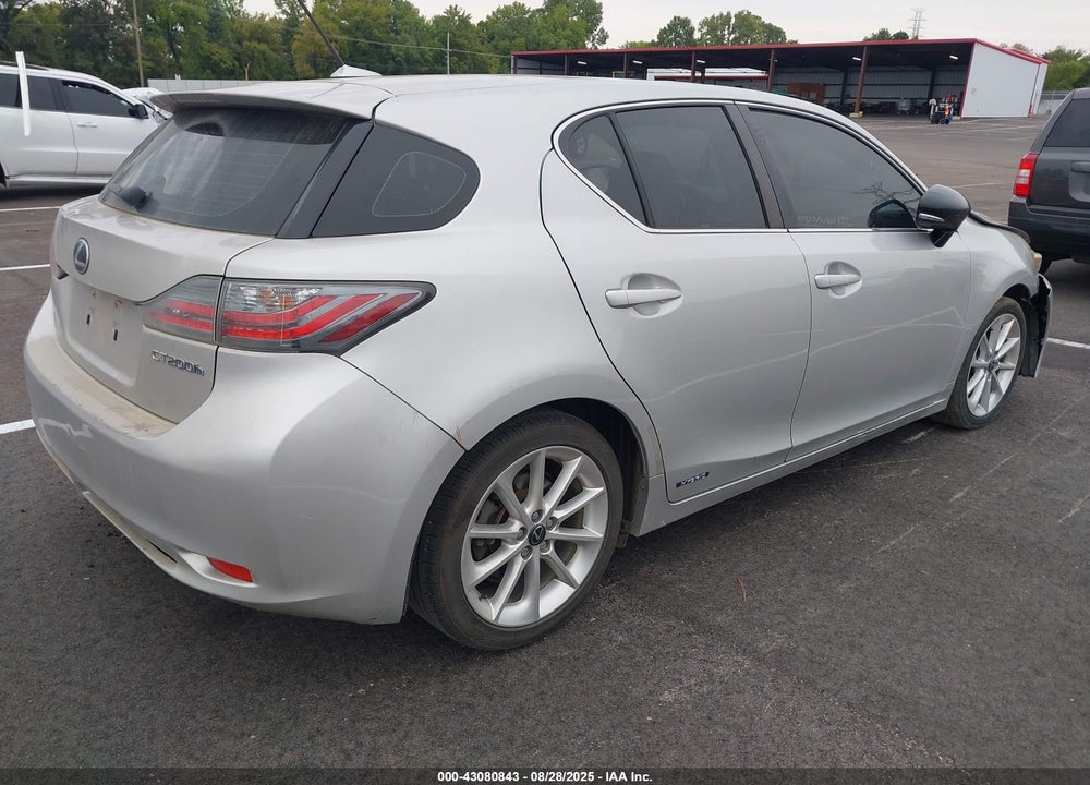 2011 LEXUS CT 200H VIN: JTHKD5BH3B2043170