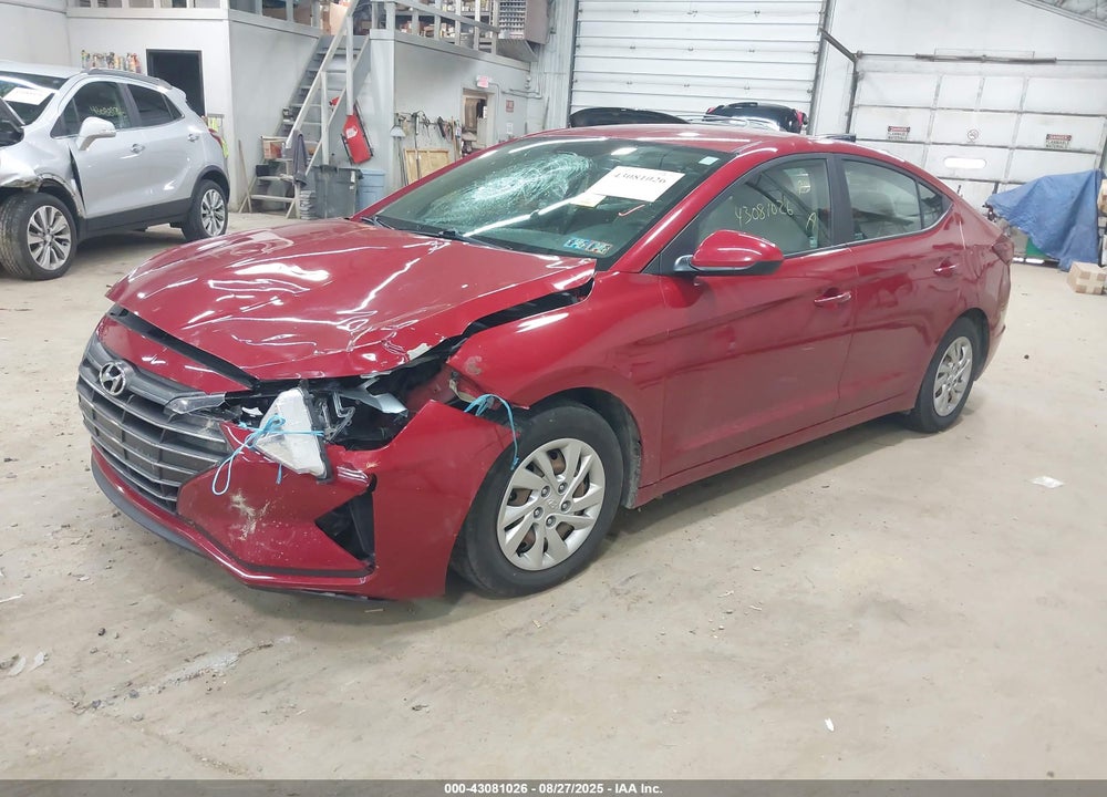 2019 HYUNDAI ELANTRA VIN: KMHD74LF8KU823335