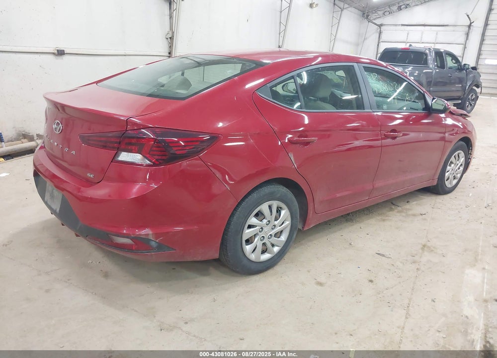 2019 HYUNDAI ELANTRA VIN: KMHD74LF8KU823335
