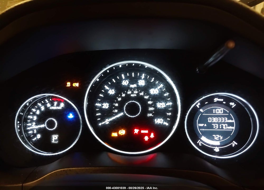 2019 HONDA HR-V VIN: 3CZRU6H3XKG701554