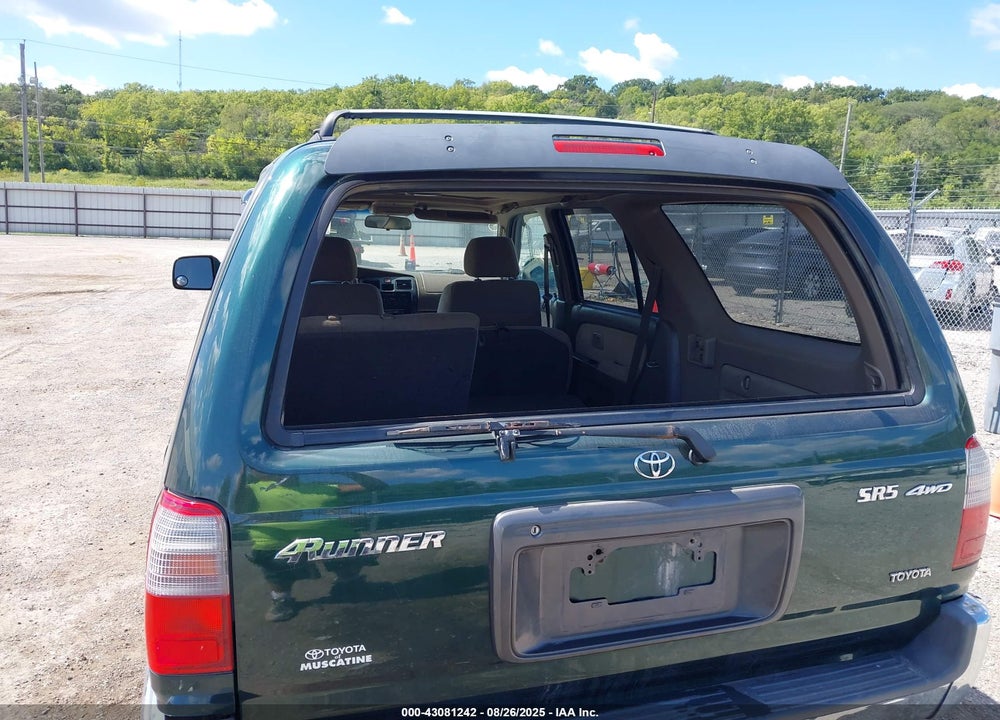1999 TOYOTA 4RUNNER SR5 V6 VIN: JT3HN86R0X0257957