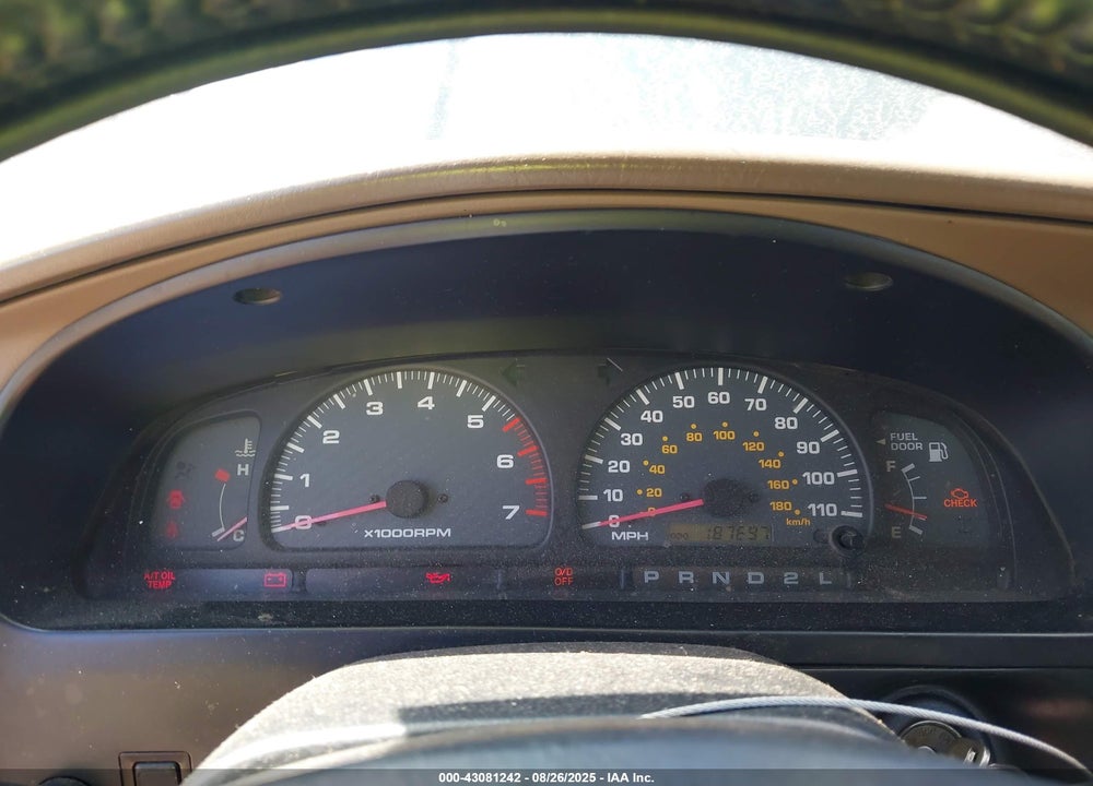 1999 TOYOTA 4RUNNER SR5 V6 VIN: JT3HN86R0X0257957
