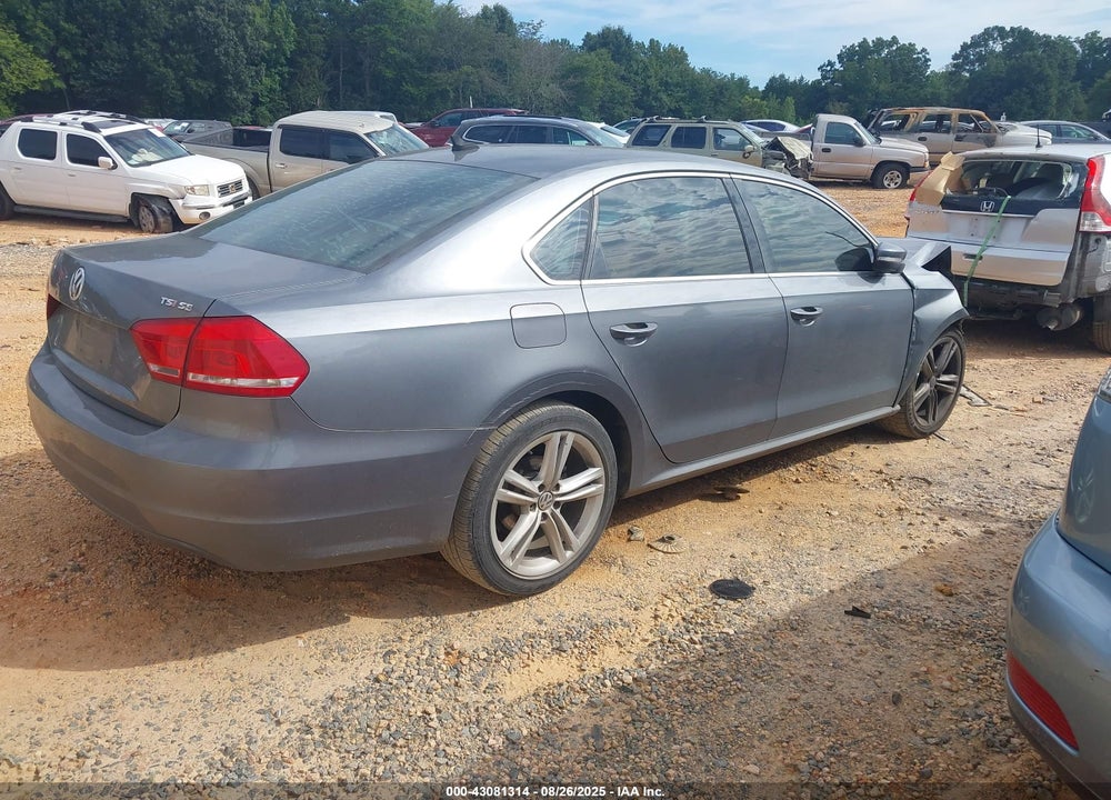 2014 VOLKSWAGEN PASSAT 1.8T SE VIN: 1VWBS7A39EC093186