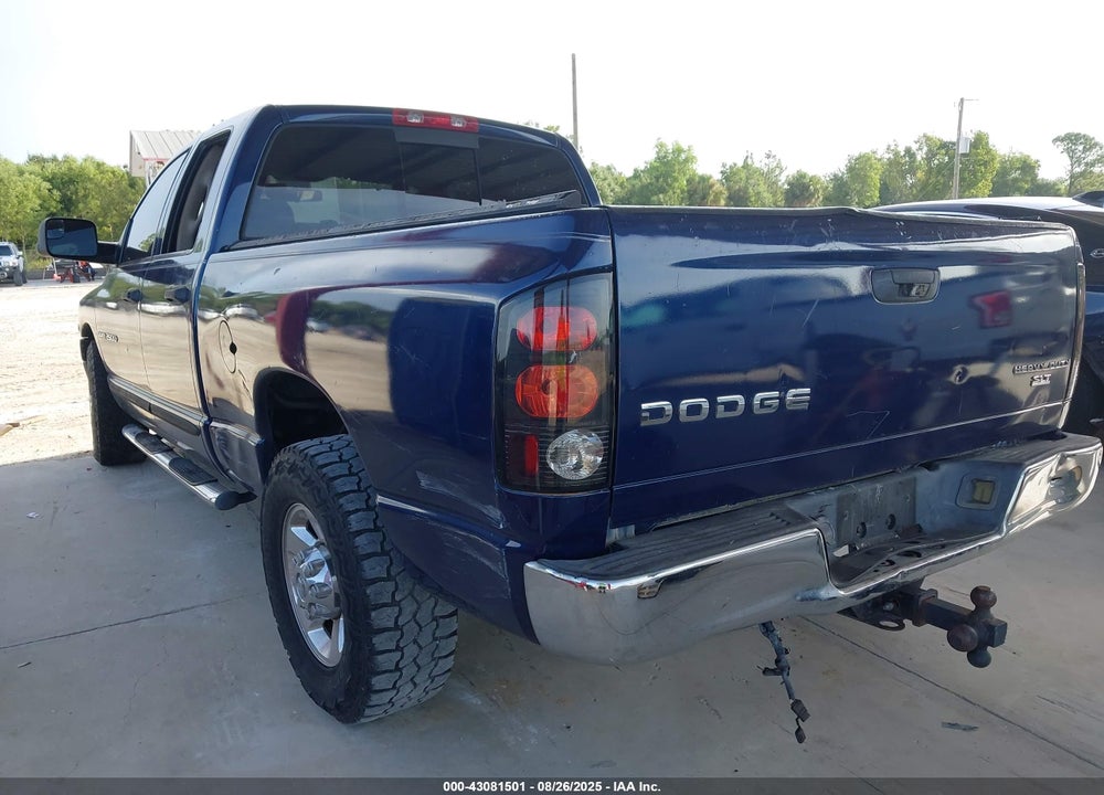 2003 DODGE RAM 2500 SLT/LARAMIE/ST VIN: 3D7KA28D43G723154