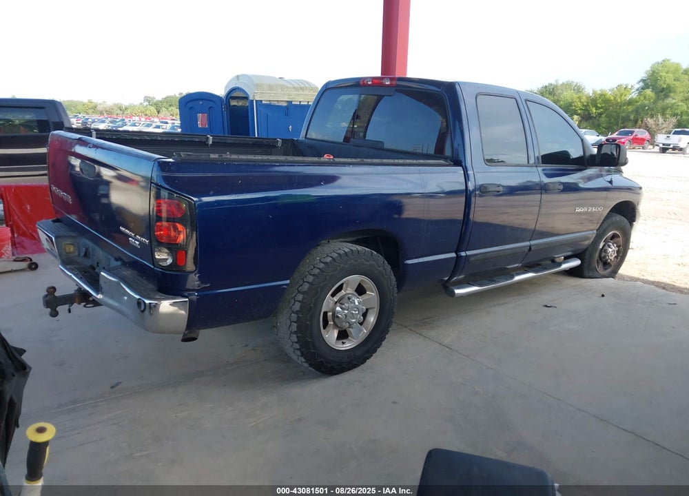 2003 DODGE RAM 2500 SLT/LARAMIE/ST VIN: 3D7KA28D43G723154