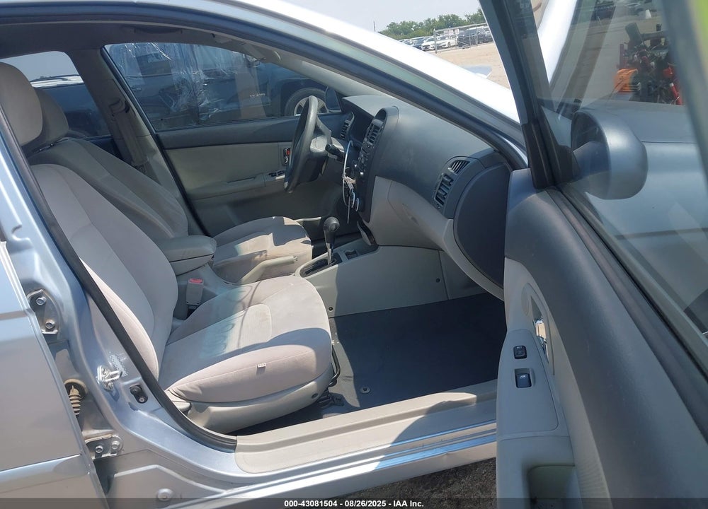 2008 KIA SPECTRA EX VIN: KNAFE121185545952