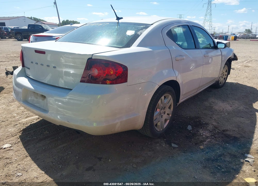 2014 DODGE AVENGER SE VIN: 1C3CDZAB1EN113122