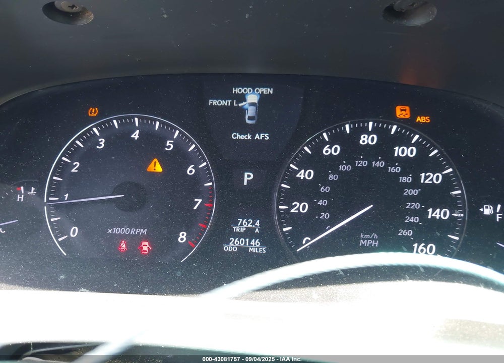2008 LEXUS LS 460 VIN: JTHBL46F785058090