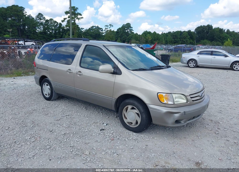 2002 TOYOTA SIENNA LE VIN: 4T3ZF13C42U485436