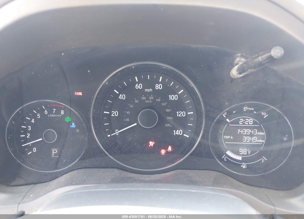 2016 HONDA HR-V LX VIN: 3CZRU5H30GM726983