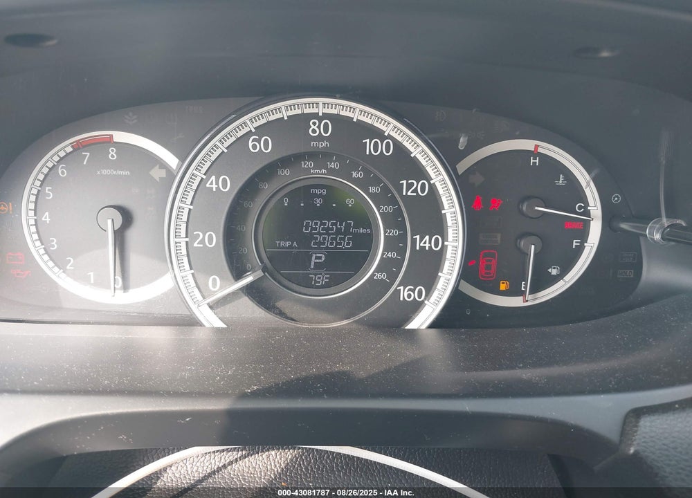 2014 HONDA ACCORD VIN: 1HGCR2F32EA279874