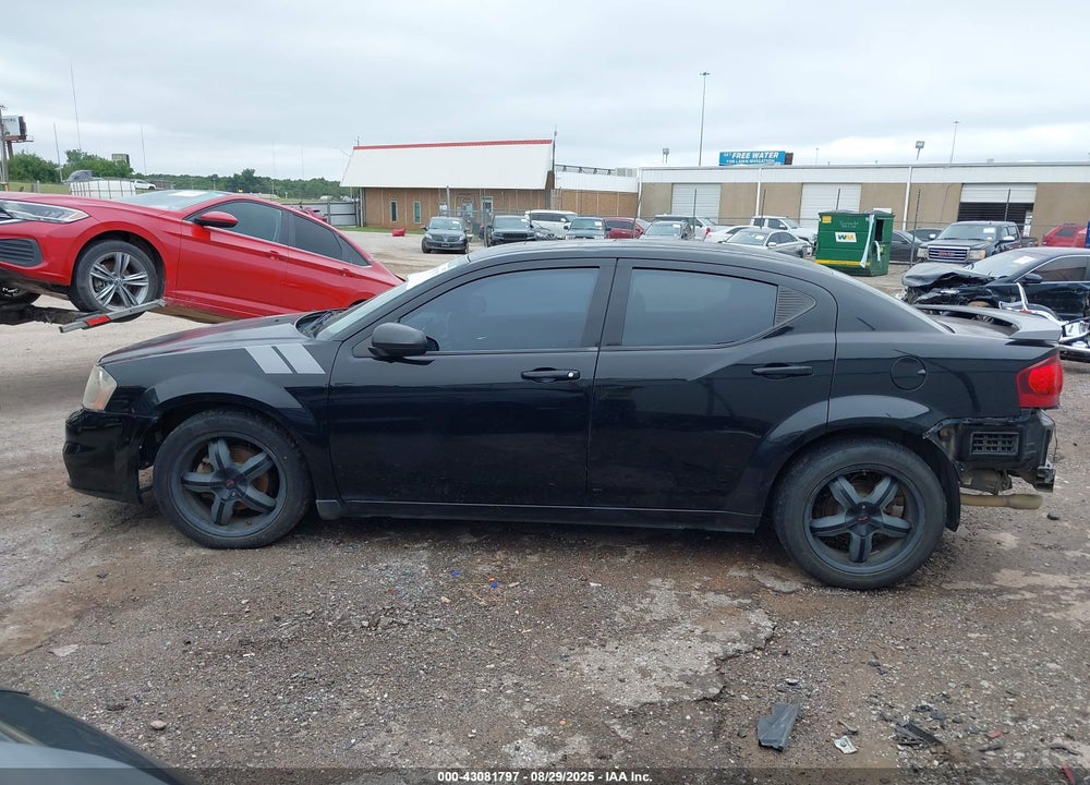 2013 DODGE AVENGER VIN: 1C3CDZBG9DN585500