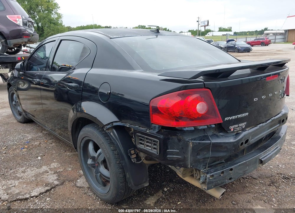 2013 DODGE AVENGER VIN: 1C3CDZBG9DN585500