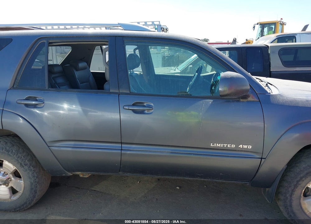 2004 TOYOTA 4RUNNER LIMITED V8 VIN: JTEBT17R640030583