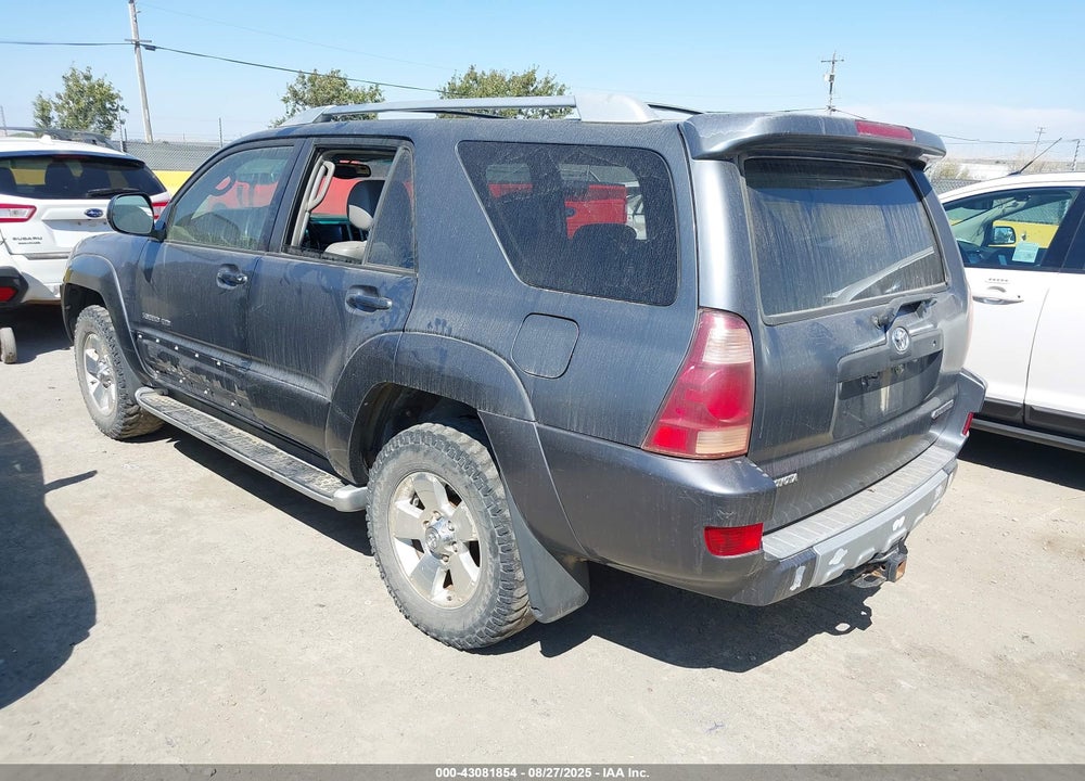 2004 TOYOTA 4RUNNER LIMITED V8 VIN: JTEBT17R640030583