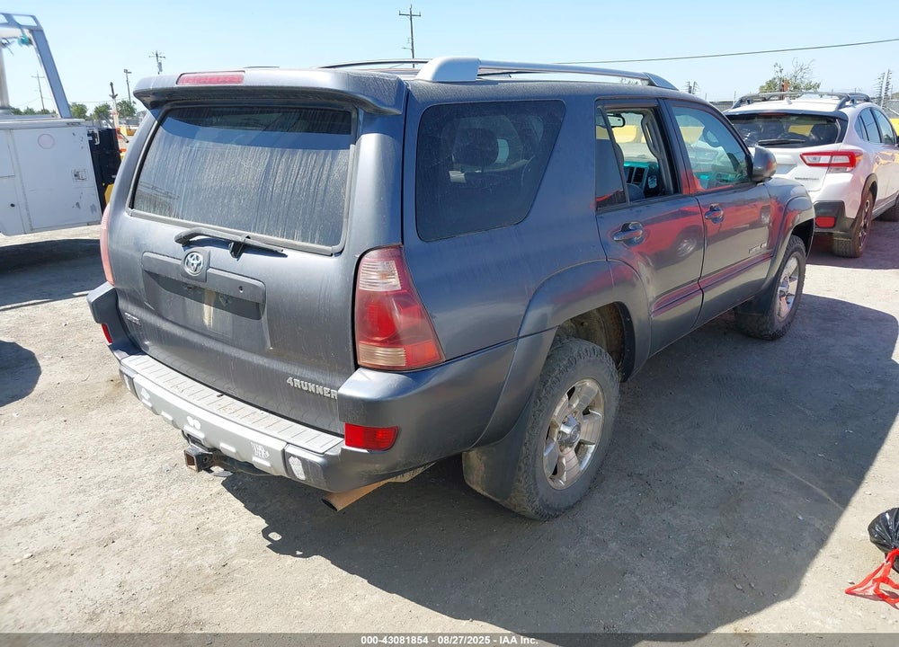 2004 TOYOTA 4RUNNER LIMITED V8 VIN: JTEBT17R640030583