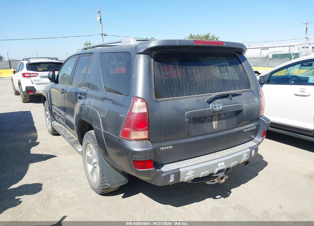 2004 TOYOTA 4RUNNER LIMITED V8 VIN: JTEBT17R640030583