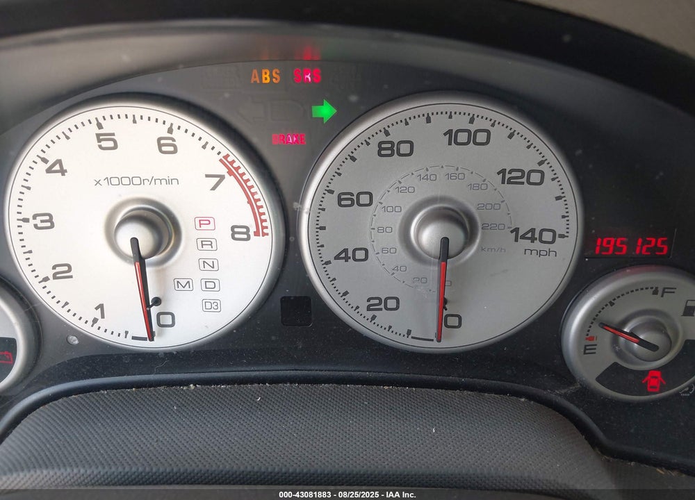 2002 ACURA RSX VIN: JH4DC54812C039928
