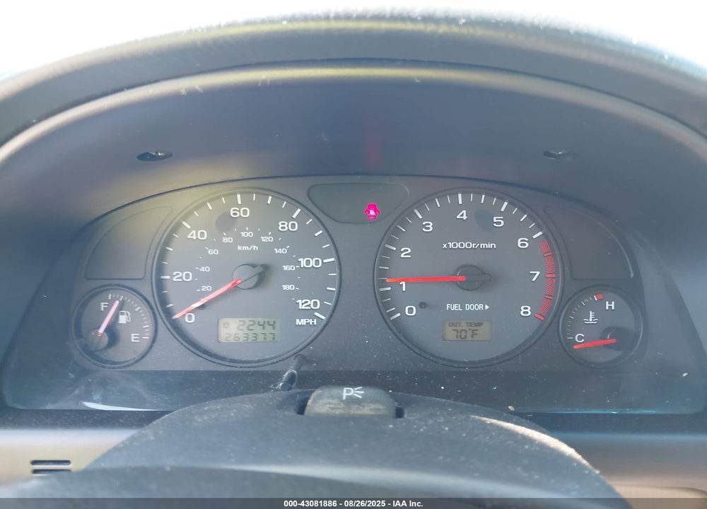2002 SUBARU FORESTER L VIN: JF1SF63582H757286