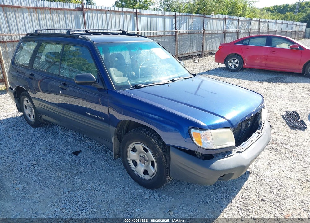 2002 SUBARU FORESTER L VIN: JF1SF63582H757286