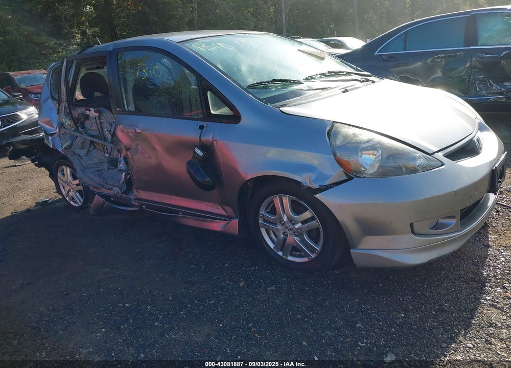 2008 HONDA FIT SPORT VIN: JHMGD38658S006209