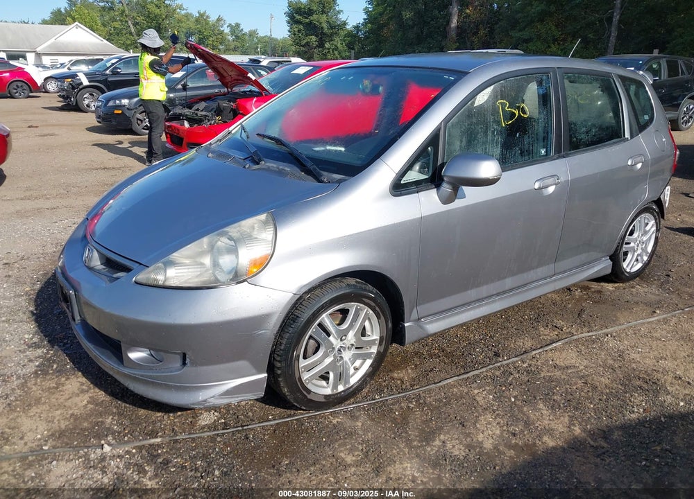 2008 HONDA FIT SPORT VIN: JHMGD38658S006209