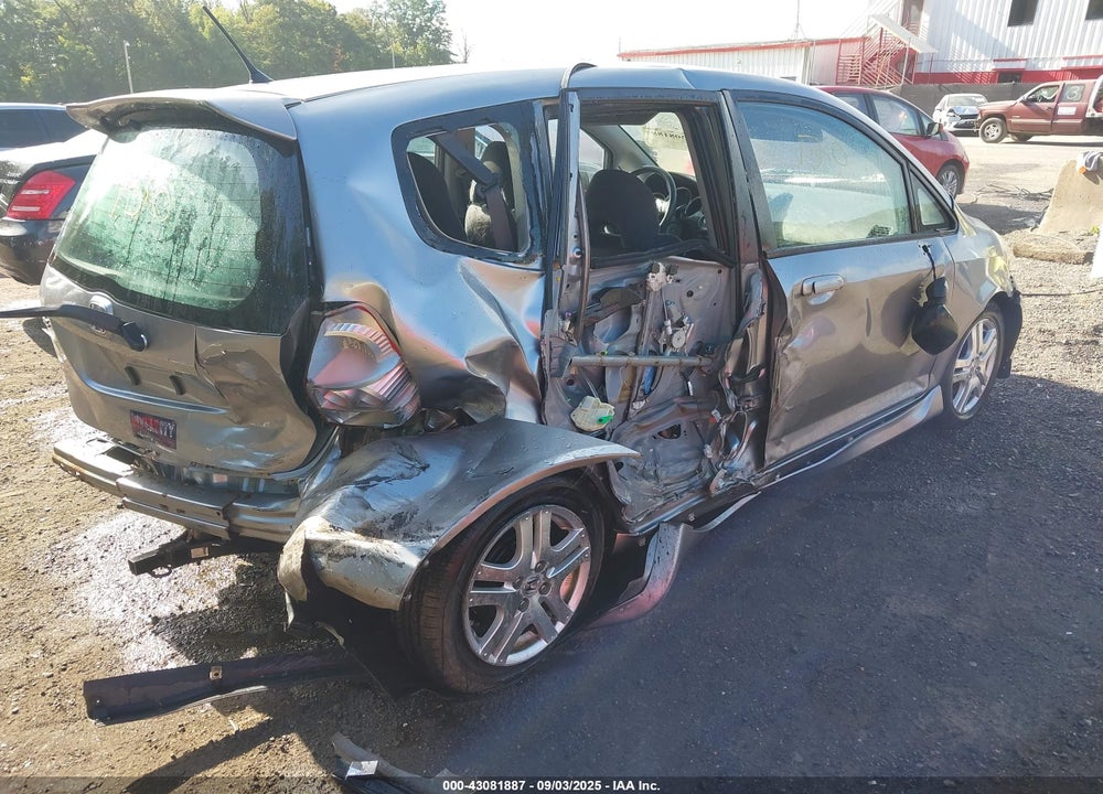 2008 HONDA FIT SPORT VIN: JHMGD38658S006209