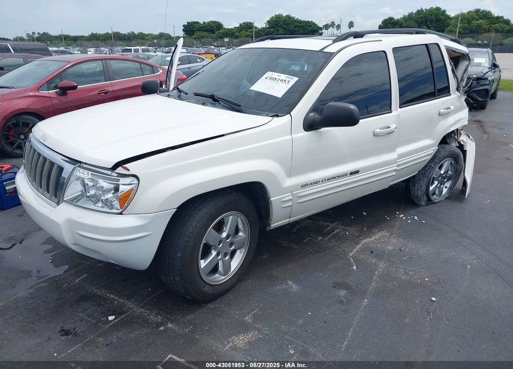 2004 JEEP GRAND CHEROKEE LIMITED VIN: 1J4GX58N04C254927