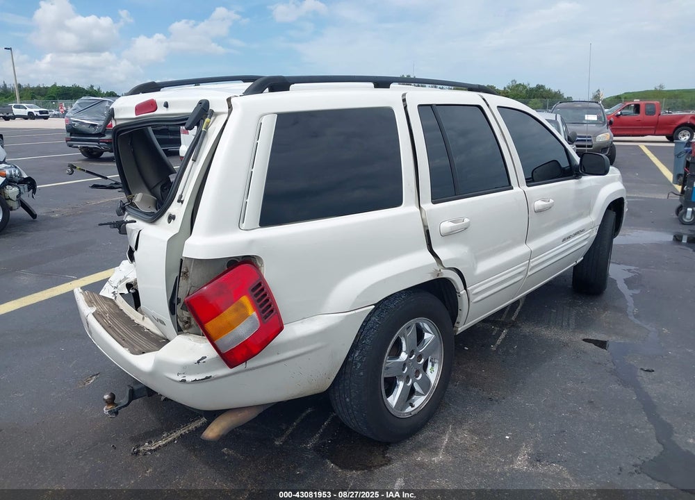 2004 JEEP GRAND CHEROKEE LIMITED VIN: 1J4GX58N04C254927