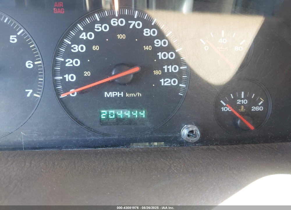 2000 JEEP GRAND CHEROKEE LIMITED VIN: 1J4GW58N0YC128060