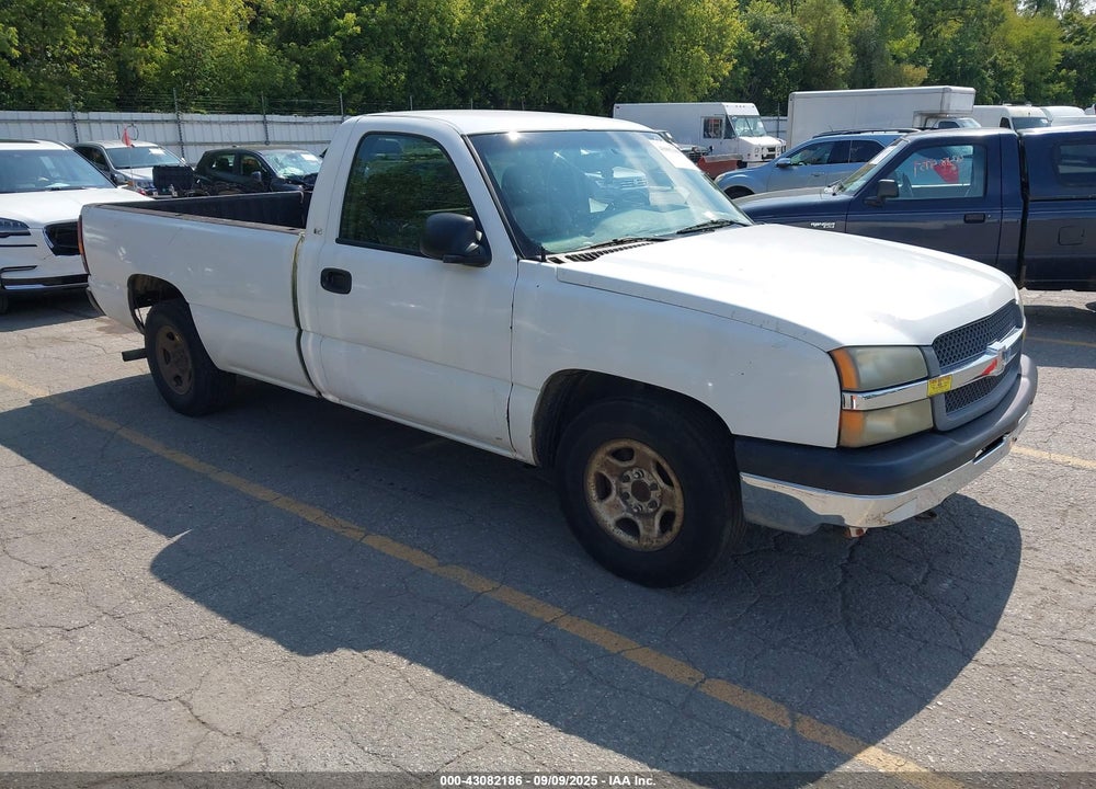 2004 CHEVROLET SILVERADO 1500 WORK TRUCK VIN: 1GCEC14V34E138651