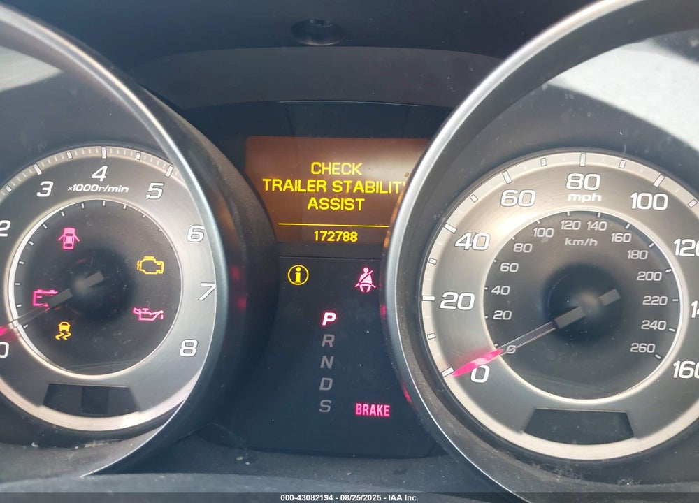 2012 ACURA MDX TECHNOLOGY PACKAGE VIN: 2HNYD2H38CH528848